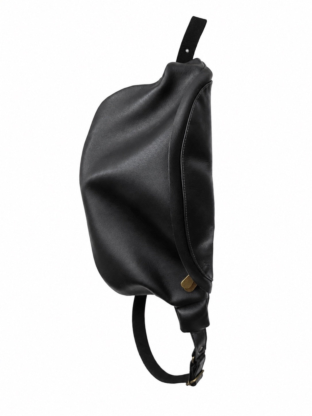 Riñonera cuero Negro