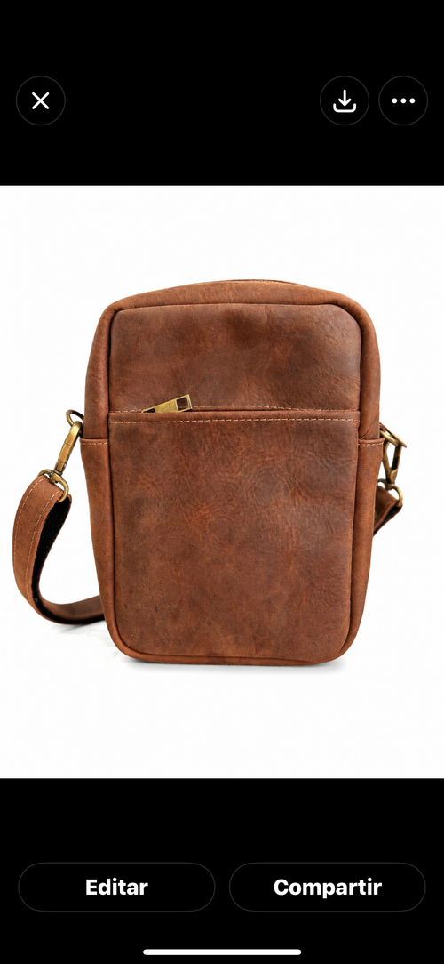 Bolso Cruzado Rústico