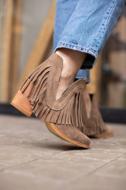 Flecos Taupe corto