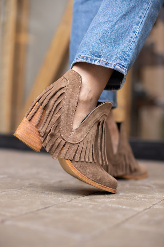 Flecos Taupe corto