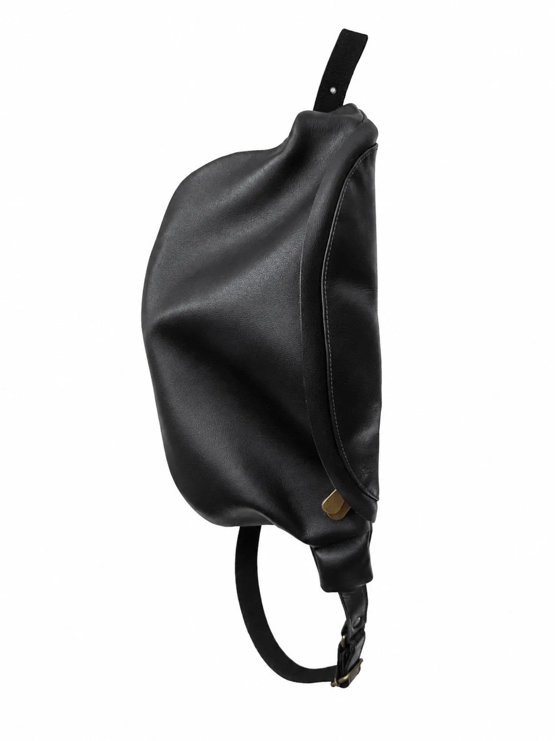 Riñonera cuero Negro